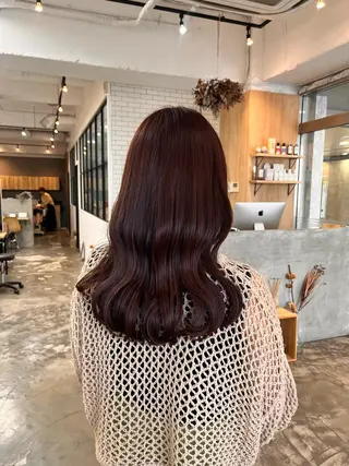 ロング デザインカラー /るあんのヘアスタイル