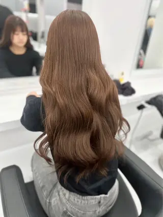 カラー 透ける透明感カラー 🎀anju/渋谷のヘアスタイル