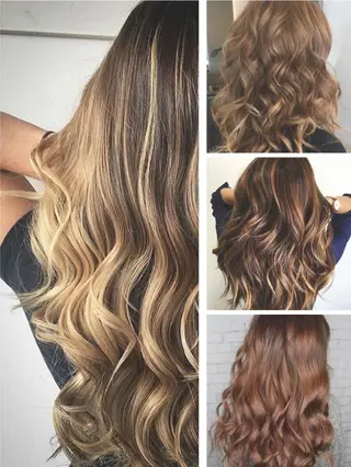 ロング カラー パーマ ヘアアレンジ R3 Eyelash RSKのマツエク・マツパデザイン