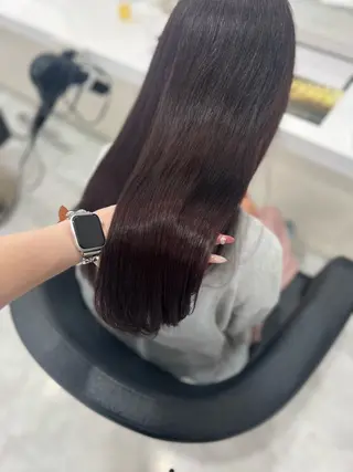 ロング ブリーチなし✦.* 暖色カラー🎀セナのヘアスタイル