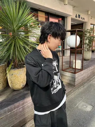 ショート バレイヤージュ職人 🔥代表YU-SHIのヘアスタイル