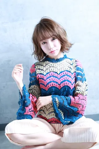 ショート LEVIJU hair所属・韓国ヘア🕊村上 ののこ🕊のヘアスタイル