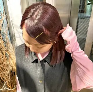 ミディアム カラー カットモデル募集 nanami‪ ꪔ̤のヘアスタイル