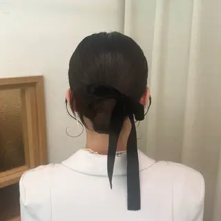 ミディアム ヘアアレンジ 褒められヘアメイク /‎ボブ女子🐶みおのその他イメージ