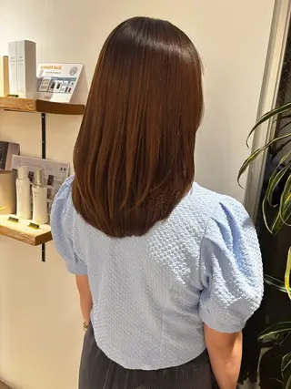 セミロング レイヤーカット 湘南台/高倉航汰のヘアスタイル