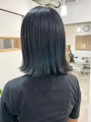 ミディアム カラー 銀座No.1髪質改善 縮毛矯正/本木のヘアスタイル