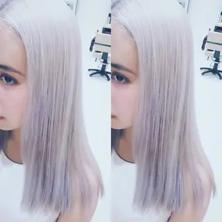 セミロング カラー Le'a渋谷所属・インナーエクステ渋谷 🦋KAJIのヘアスタイル