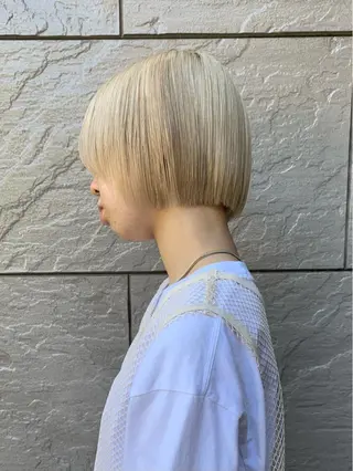 ショート カラー 似合わせウルフ/ レイヤー/山本祐輔のヘアスタイル