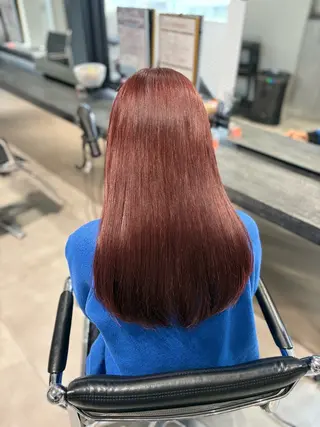 ロング カラー ユナ🎀レイヤー /韓国/ハイトーンのヘアスタイル