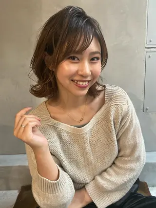 ミディアム 海外デザイン🇺🇸 石渡諒太のヘアスタイル