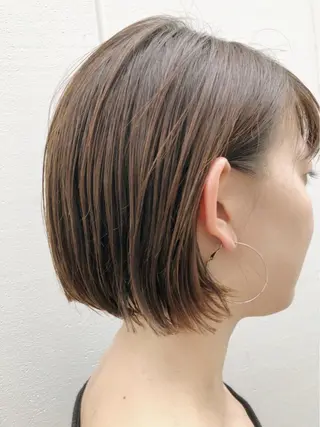 ショート カラー ノグチ ユウキ/ボブのヘアスタイル
