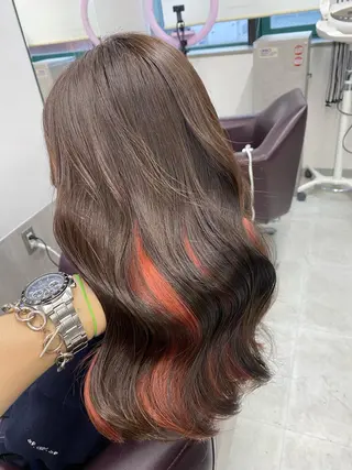 ミディアム カラー jill by gisel＿奥家のヘアスタイル