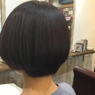 ショート カラー パーマ embrace エンブレイスのヘアスタイル