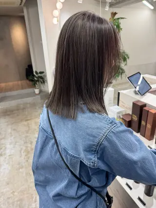 ミディアム CALME by bougie ENAのヘアスタイル