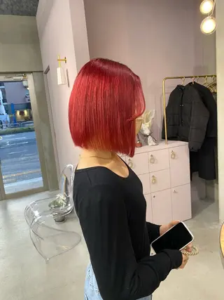 ショート カラー qulim所属・前橋 姫奈のヘアスタイル