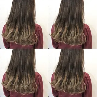 ロング カラー 嶋佐 昌大 シマサマオのヘアスタイル