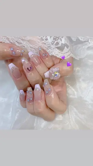 ネイル La neige* yuki 🥯🍑のネイルデザイン