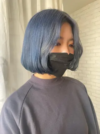 ミディアム カラー 艶ハイトーン👑♡ NATSUKIのヘアスタイル