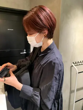 ショート カラー アンニュイヘア🪽 ayumiのヘアスタイル