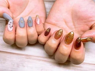 ネイル 高野 梨紗子のネイルデザイン