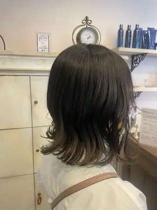 ミディアム カラー ラティアンヌイグレック所属・豊中/髪質改善/ レイヤーカットミヅキのヘアスタイル