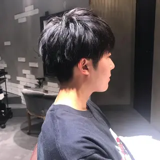 メンズ 柔らかブラウン/顔周 りレイヤー♡ユウシのヘアスタイル