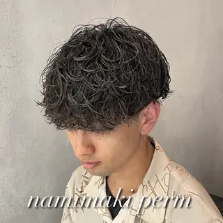 パーマ メンズ 横浜メンズパーマ🔥 大野賢人のヘアスタイル