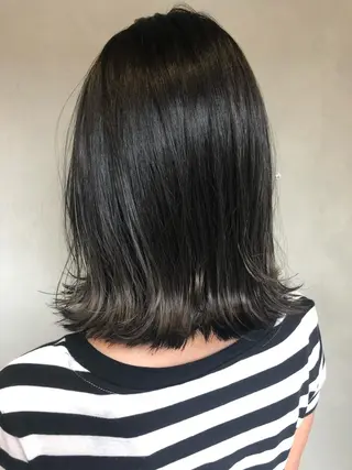 ミディアム カラー LA KING GINZA TOKYO所属・🧡ショートの達人 🧡SHOのヘアスタイル