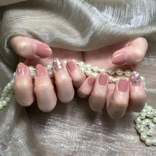 ネイル By moonネイル 🌷ワンホン/韓国風のネイルデザイン