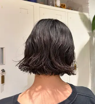 ミディアム 🐈ブリーチ/ベージ ュ/ボブmiyu🐈のヘアスタイル