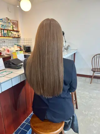 ロング カラー 作野 凌都のヘアスタイル