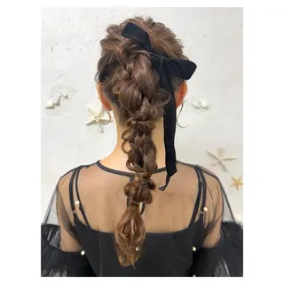 ヘアアレンジ ヘアセット/六本木 Tomomiのヘアスタイル