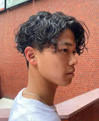 パーマ メンズ 年間2000名担当◎ パーマ職人/仲原佑樹のヘアスタイル