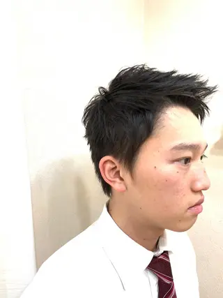 ショート メンズ ささき まさとのヘアスタイル