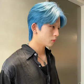 ショート カラー メンズ 花香竜太/エクステ /ハイトーンカラーのヘアスタイル