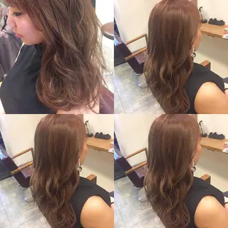 ロング カラー hair salon Ranun髪質改善のヘアスタイル