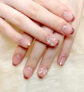 ネイル H3 Nail Tsuki🦋💙のネイルデザイン