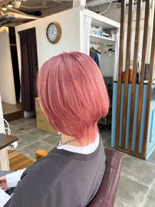 ショート カラー SOYON西大寺店所属・ダブルカラー/ 髪質改善💎安藤のヘアスタイル