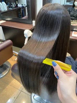 ロング hina☺︎ 髪質改善/ストレートのヘアスタイル