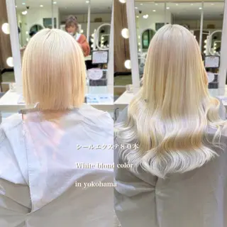 ミディアム エクステ/ハイトーン 🐏☁️miminaのヘアスタイル