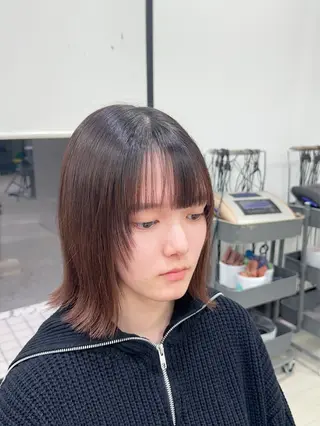 ミディアム LOVERIA KURUME所属・村上 佳織のヘアスタイル