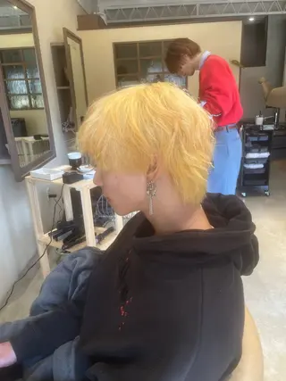 ショート メンズ 鹿児島 TSUBASAのヘアスタイル