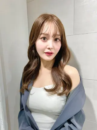 ロング カラー 艶髪/モテヘア🎀 MIHOのヘアスタイル