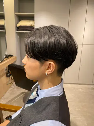パーマ メンズ マエダ リョウのヘアスタイル