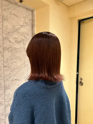 カラー ヘアセット/暖色 /レイヤー 山田寛菜のヘアスタイル