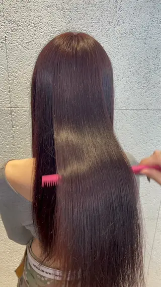 セミロング ハイトーンカラー 🌙Mina🌙のヘアスタイル