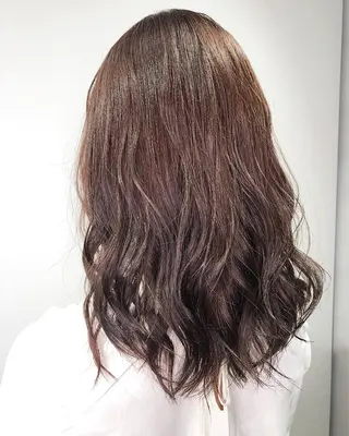 セミロング カラー 髪質改善/縮毛矯正 レイヤー/松川匠のヘアスタイル