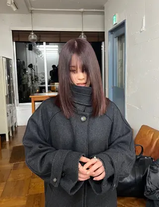 セミロング cita所属・【CITA】 竹田 南生のヘアスタイル