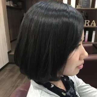 ミディアム カラー パーマ embrace エンブレイスのヘアスタイル