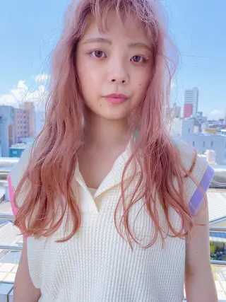 ロング uyu所属・♡MISA /uyu♡のヘアスタイル